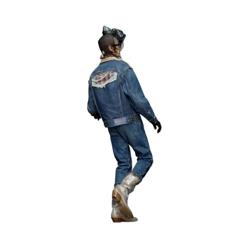 Maison Margiela Distressed Denim Button-Up Jacket