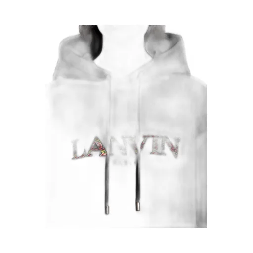 Lanvin Logo Detailed Drawstring Hoodie