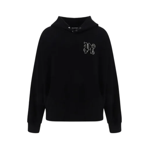 Palm Angels Pa Monogram Embroidered Hoodie