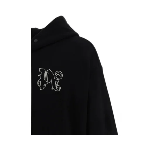 Palm Angels Pa Monogram Embroidered Hoodie