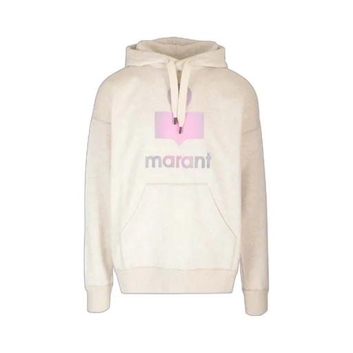 Isabel Marant Logo Printed Drawstring Hoodie