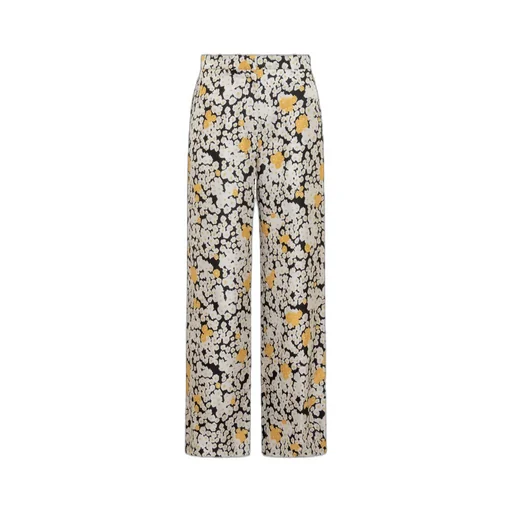 Lanvin High Waist Floral Printed Trousers