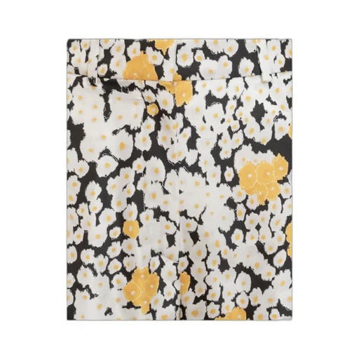 Lanvin High Waist Floral Printed Trousers