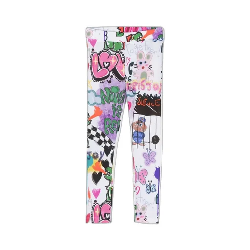 Khrisjoy Kids Graphic Printed Stretched Leggings