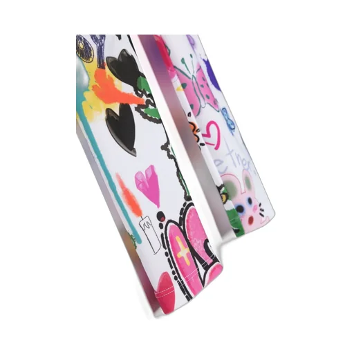 Khrisjoy Kids Graphic Printed Stretched Leggings