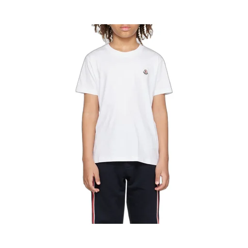 Moncler Enfant Logo-Patch Crewneck T-Shirt
