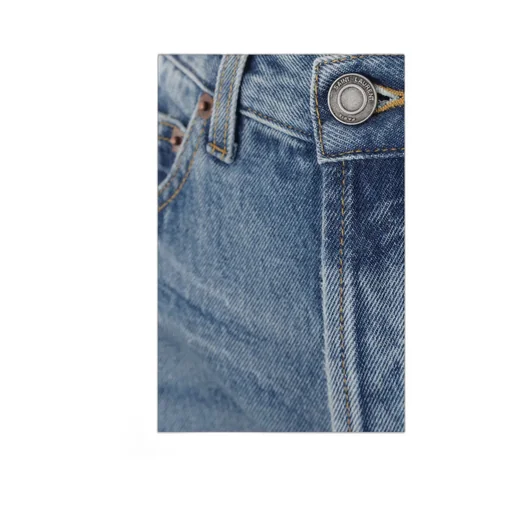 Saint Laurent Mid-Rise Slim Fit Jeans