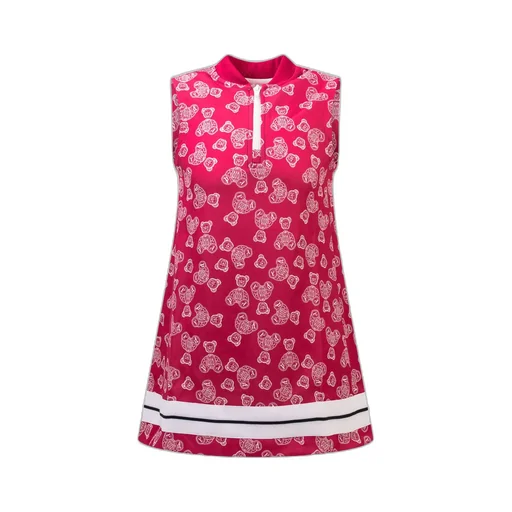 Palm Angels Kids Teddy Bear Printed Sleeveless Dress