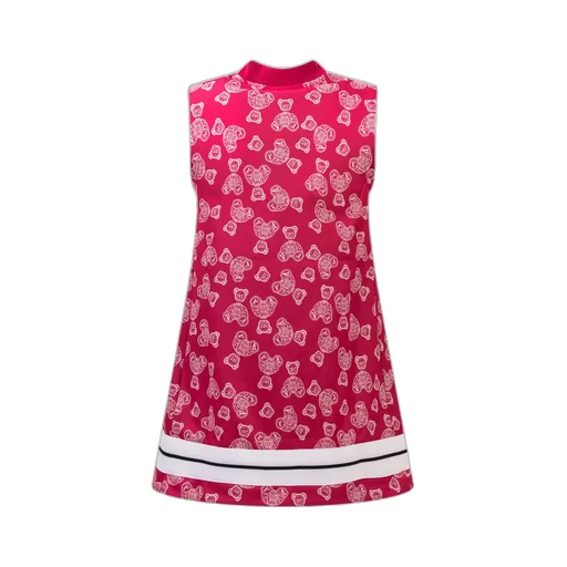 Palm Angels Kids Teddy Bear Printed Sleeveless Dress