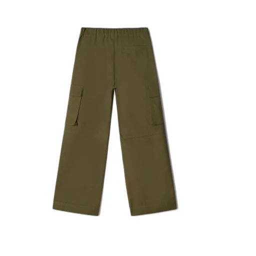 Off-White Kids Logo-Waistband Belted Cargo Trousers