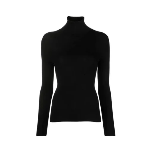 Roll-Neck Ribbed-Knit Wool Jumper