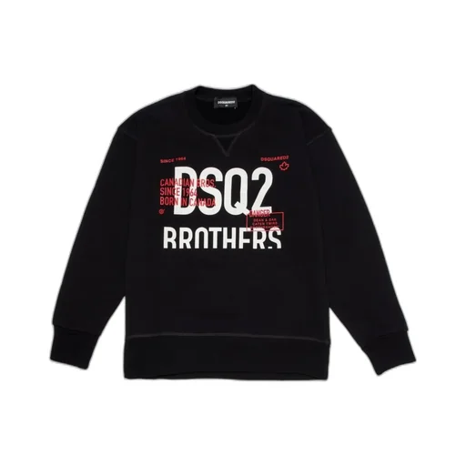 Dsquared2 Kids Logo Printed Long-Sleeved T-Shirt