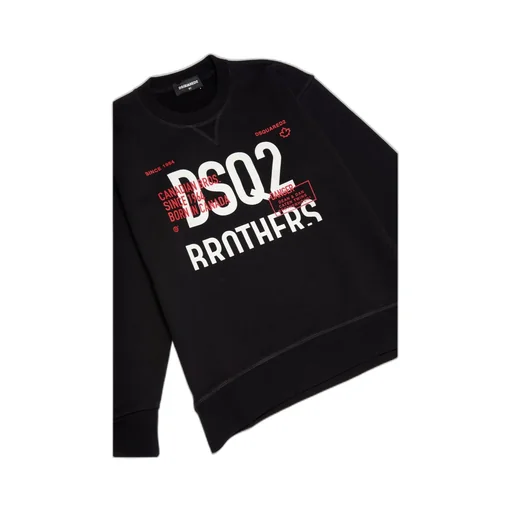 Dsquared2 Kids Logo Printed Long-Sleeved T-Shirt