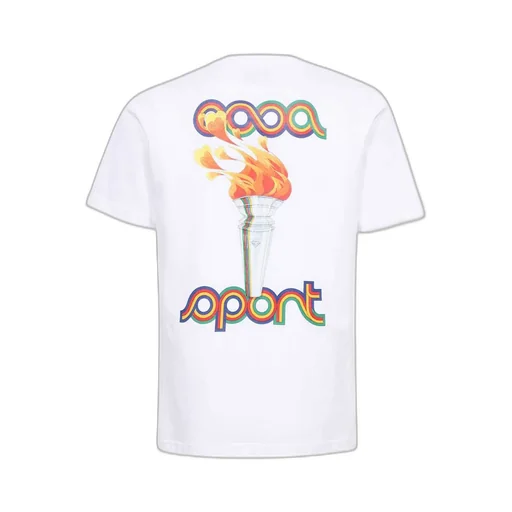Casablanca La Flamme Du Sport Crewneck T-Shirt