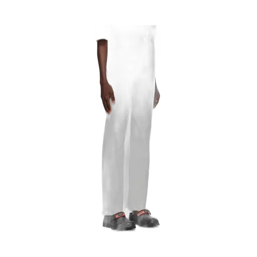 Lanvin Twisted Fringed Edge Jeans