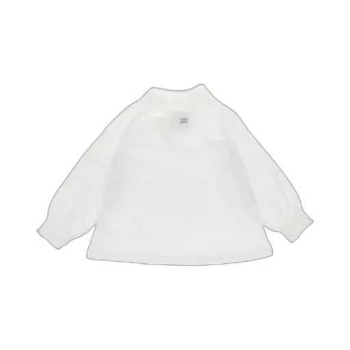 Douuod Kids Shirred-Collar Elasticated Cuffs T-Shirt