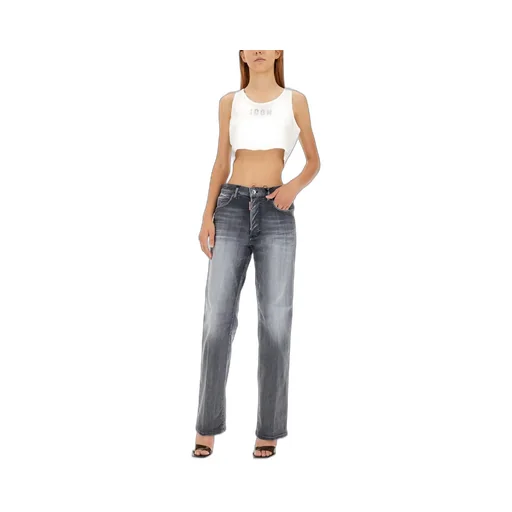 Dsquared2 Faded Effect Straight-Leg Jeans
