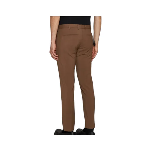 Mid-Rise Wool Tailored Trousers