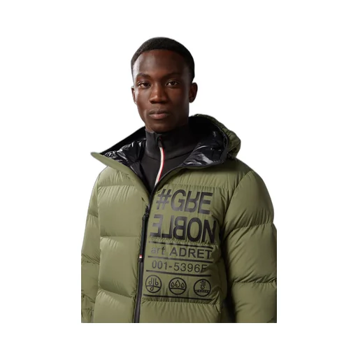 Moncler Grenoble Adret Logo Printed Padded Jacket