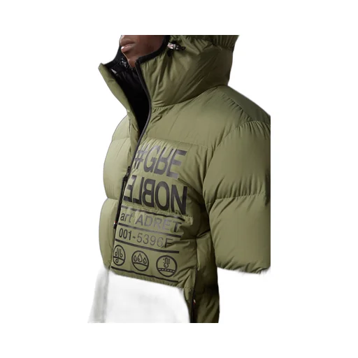 Moncler Grenoble Adret Logo Printed Padded Jacket