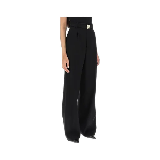 Belt-Loop Wool Trousers