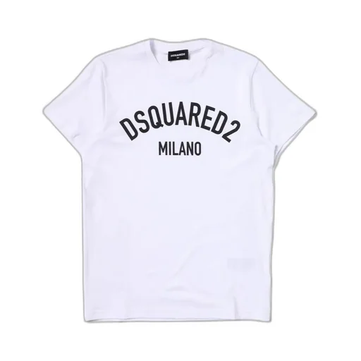Dsquared2 Kids Logo-Printed Short-Sleeved Crewneck T-Shirt