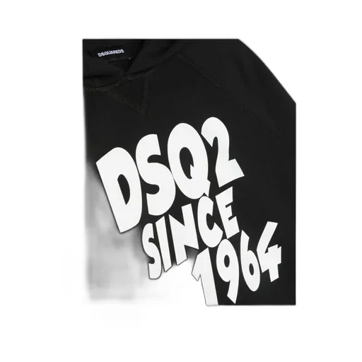 Dsquared2 Kids Logo Printed Straight Hem Hoodie