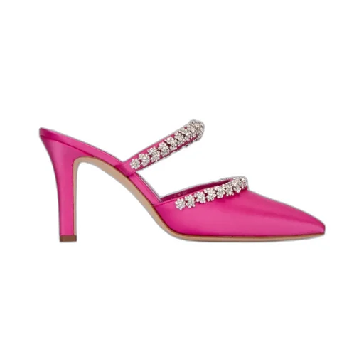 Manolo Blahnik Vedadamu Pointed Toe Mules