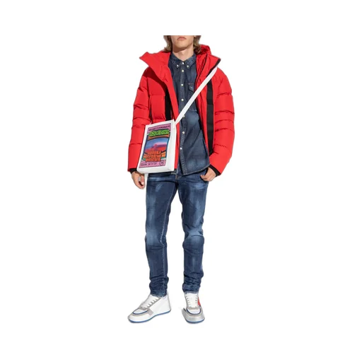 Dsquared2 Logo-Plaque Buttoned Denim Shirt