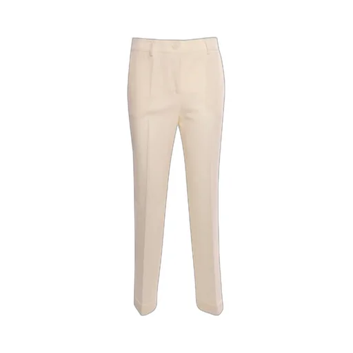 High-Waist Tailored Cropped Trousers