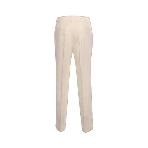 High-Waist Tailored Cropped Trousers