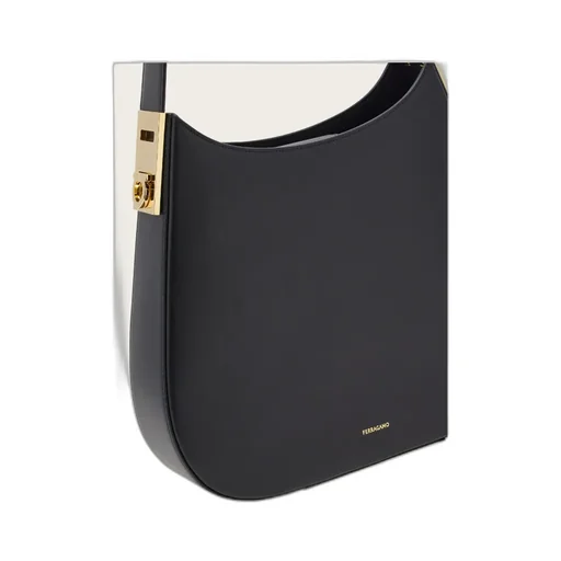 Salvatore Ferragamo Medium Logo Printed Hobo Bag