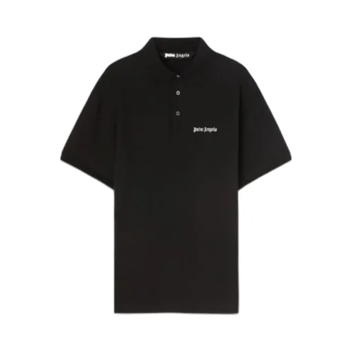 Palm Angels Logo Embroidered Polo Shirt