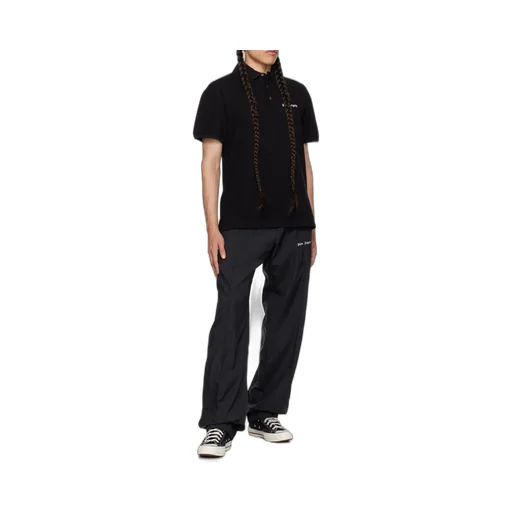 Palm Angels Logo Embroidered Polo Shirt