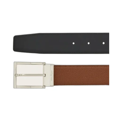 Ferragamo Reversible Rectangular Buckle Belt