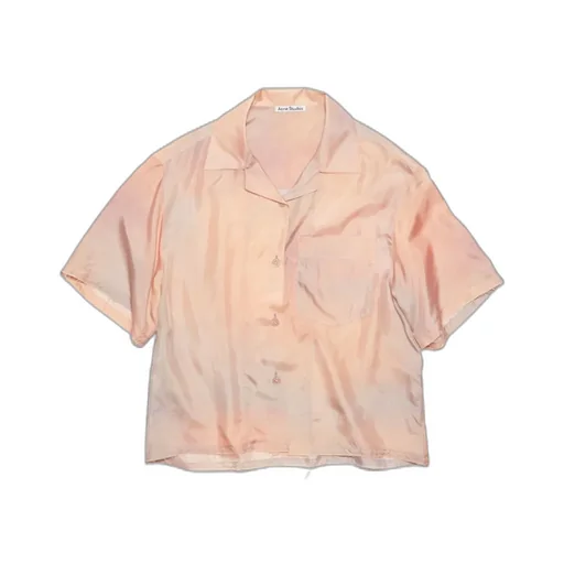 Short-Sleeve Silk Shirt