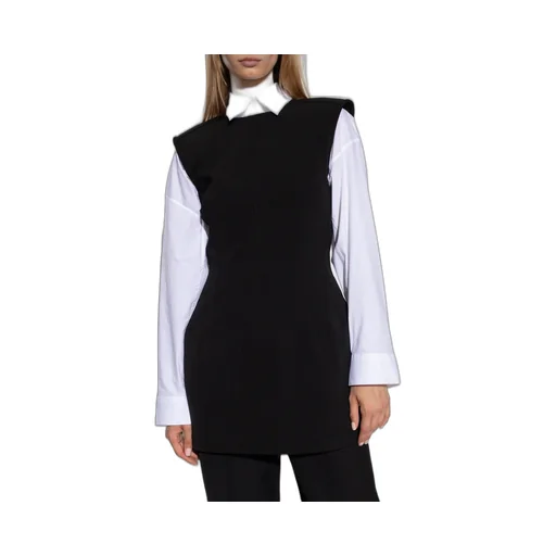 Belt-Loops Sleeveless Minidress