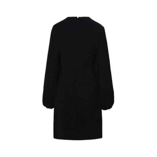 Long-Sleeved A-Line Mini Dress