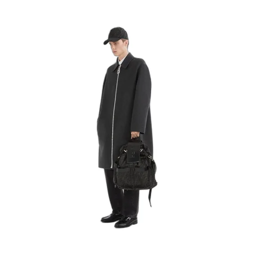 Fendi Straight Cut Single Breasted Coat