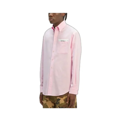 Palm Angels Logo Patch Long-Sleeved Shirt