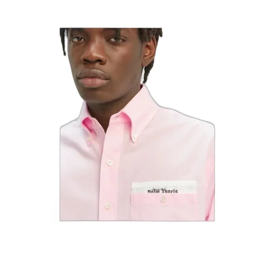 Palm Angels Logo Patch Long-Sleeved Shirt