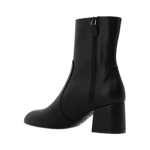 Stuart Weitzman Flareblock Side-Zip Ankle Boots