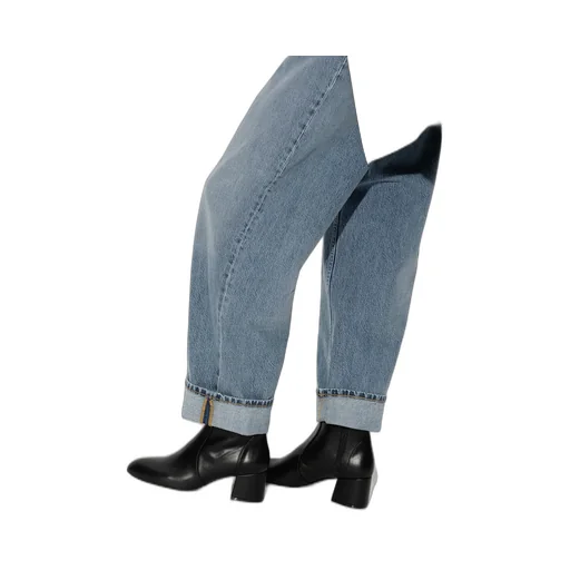 Stuart Weitzman Flareblock Side-Zip Ankle Boots
