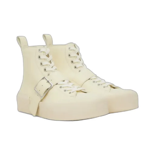 Round Head Lace-Up Casual Sports Shoes