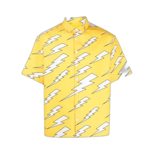 Short-Sleeved Pattern Shirt