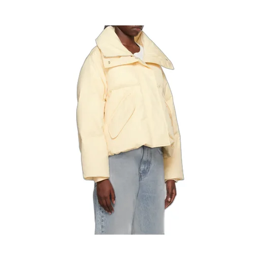 Logo Quilted Down Jacket
