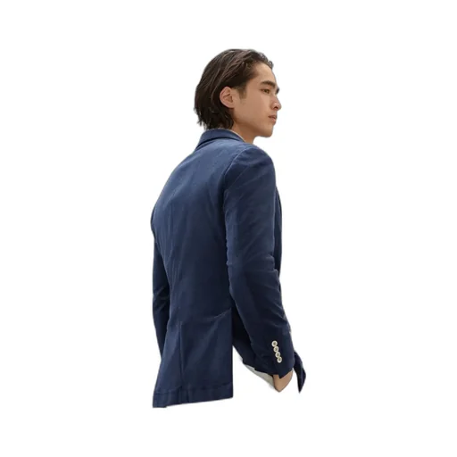 Double-Breasted Velvet Blazer