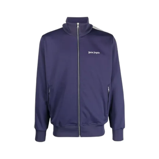 Palm Angels Logo Embroidered Track Jacket