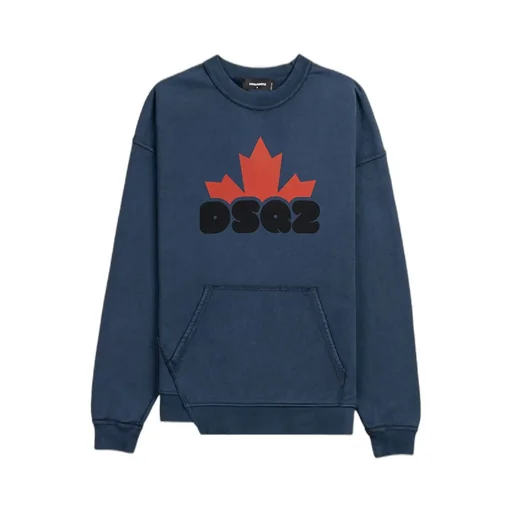 Dsquared2 Logo Printed Crewneck Sweatshirt