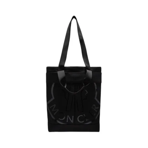Moncler Logo Printed Top Handle Bag
